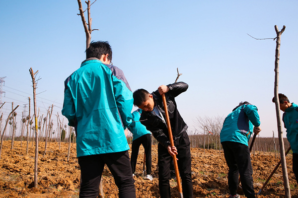 “攜手植樹(shù)，共創(chuàng)藍(lán)天”丨南京新華師生共筑新華育才林